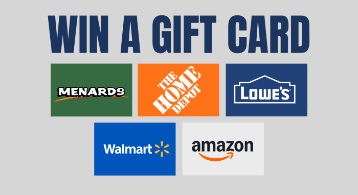 Win A Gift Card